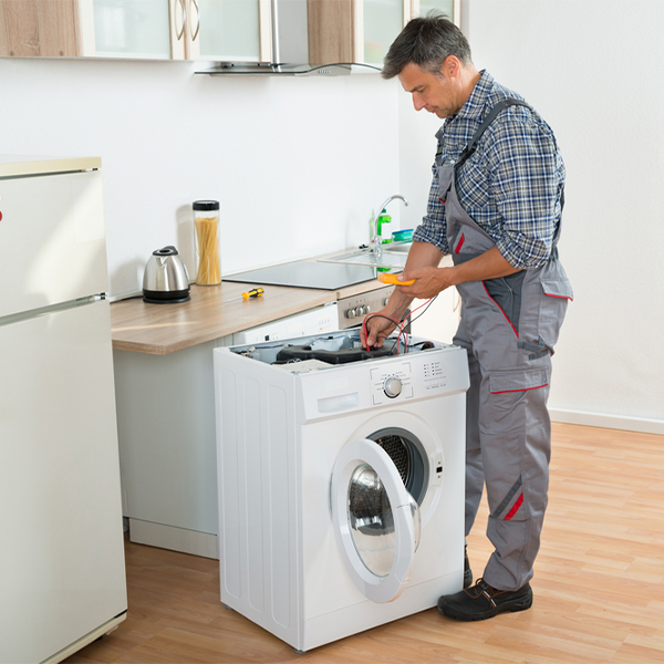 can you walk me through the steps of troubleshooting my washer issue in Mitchellville